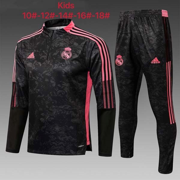 Bambino Giacca Real Madrid 2022 Nero Rosa